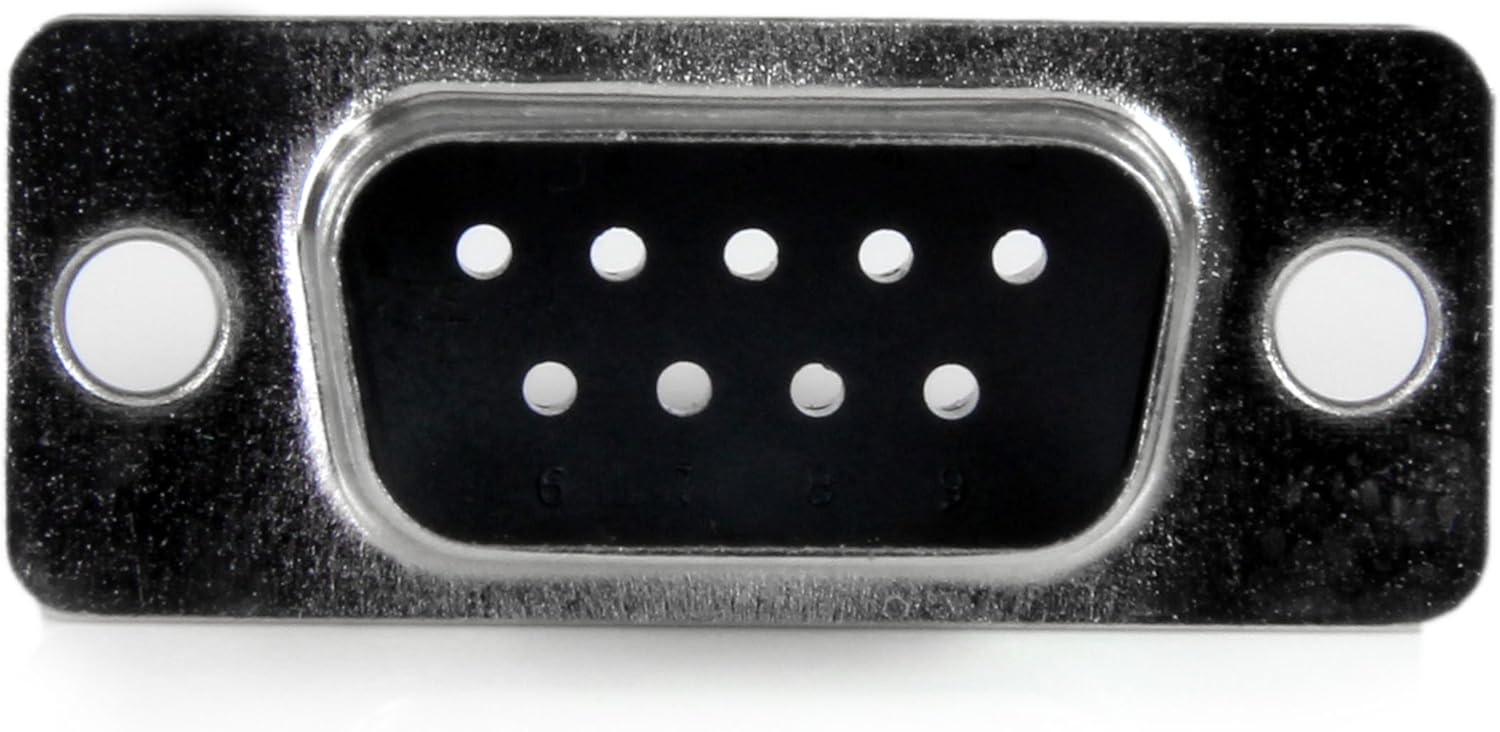 StarTech.com DB9 to RJ45 Modular Adapter - M/F - Serial adapter - DB-9 (M) to RJ-45 (F) - GC98MF,Gray 1 Count (Pack of 1)