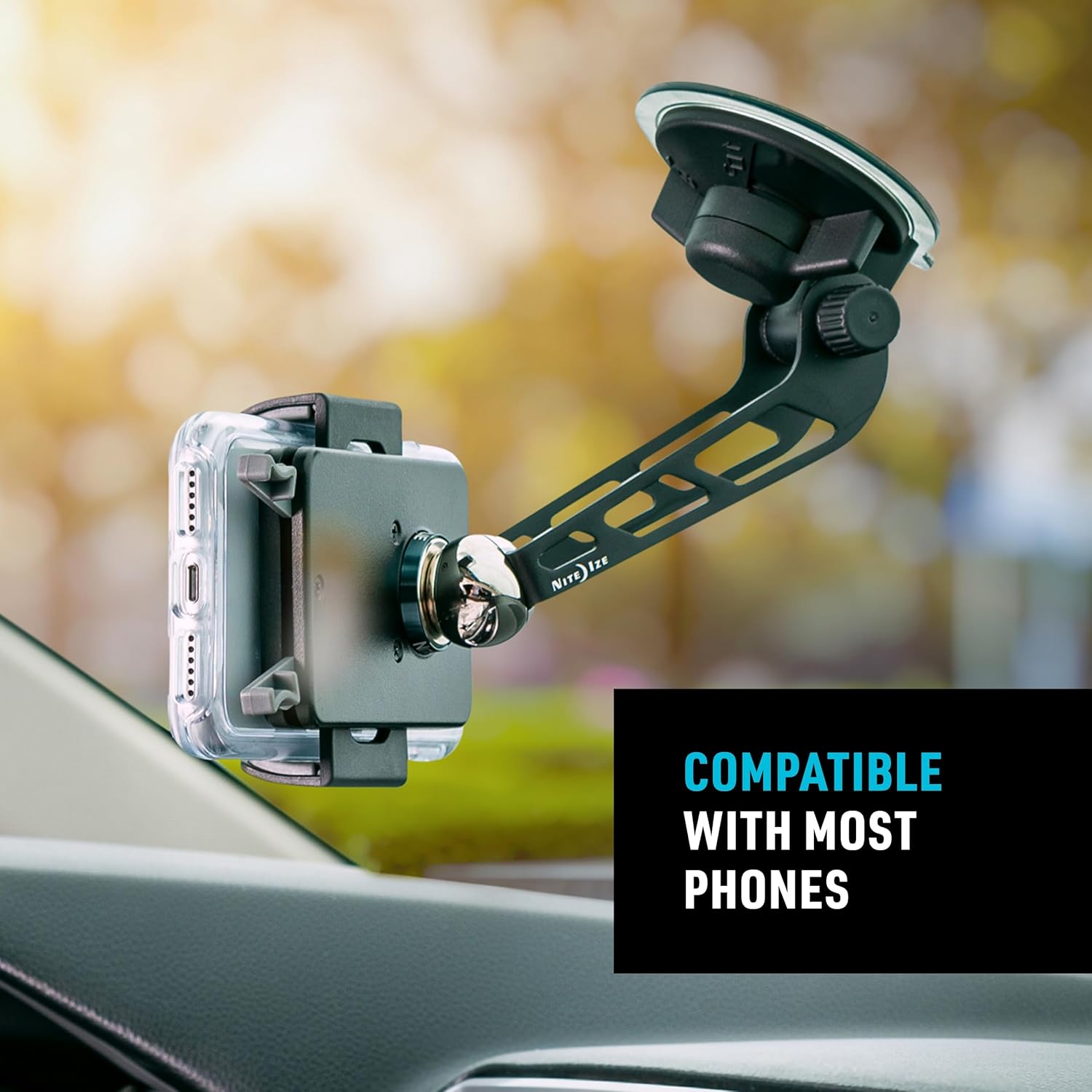 NITE IZE Steelie Windshield Kit - Magnetic Windshield Phone Mount