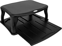 Targus Universal Monitor Stand, 5-9/16inH x 14inW x 19-13/16inD, Black