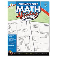 Carson-Dellosa Common Core Math 4 Today Workbook, Grade 5