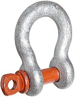 Screw Pin Anchor Shackles - gal spa shac 7/16