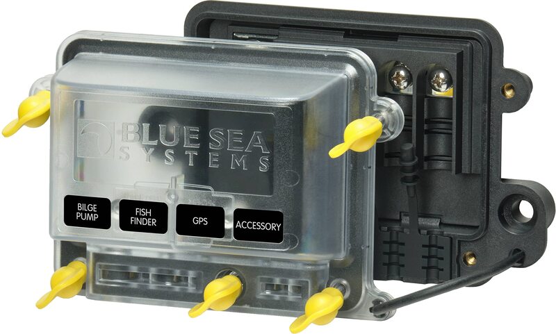 Blue Sea Systems 2356100 100A Water-Resistant Busbar, Manual Cover