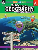 180 Days™: Social Studies, Geography for 6th Grade Practice Workbook for Classroom and Home