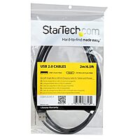 StarTech.com USB 2.0 A to Micro-B Angled Charge-and-Sync Cable