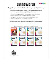 Spectrum Kindergarten Sight Words Workbook, Ages 5 to 6, High Frequency Reading and Writing Practice