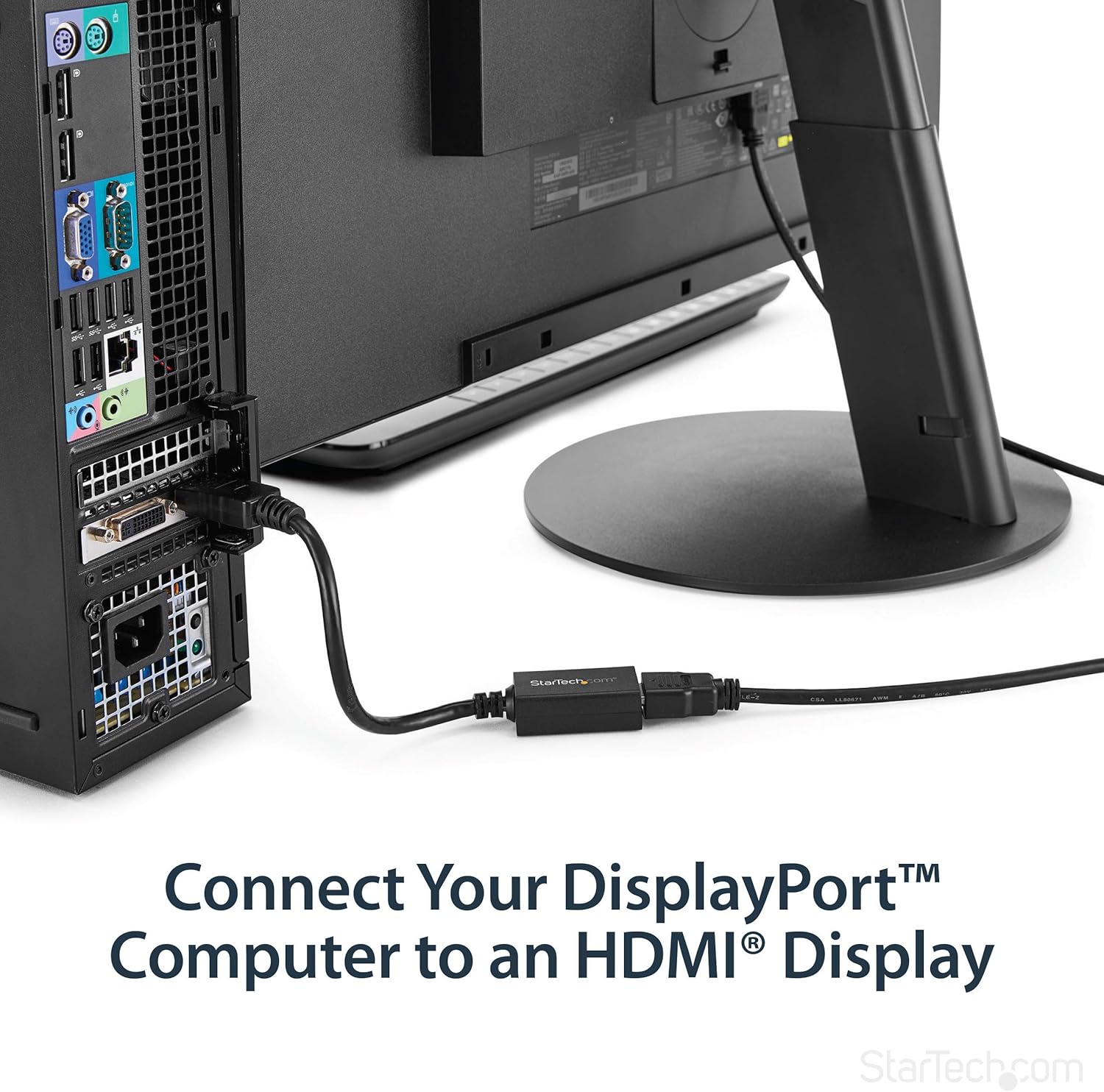 StarTech DisplayPort to HDMI Adapter (DP 1.2, Latching, Passive)