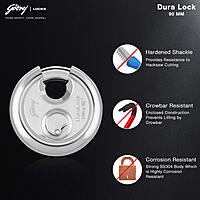 Duralock Ultra XL+ 90mm (3 Keys)