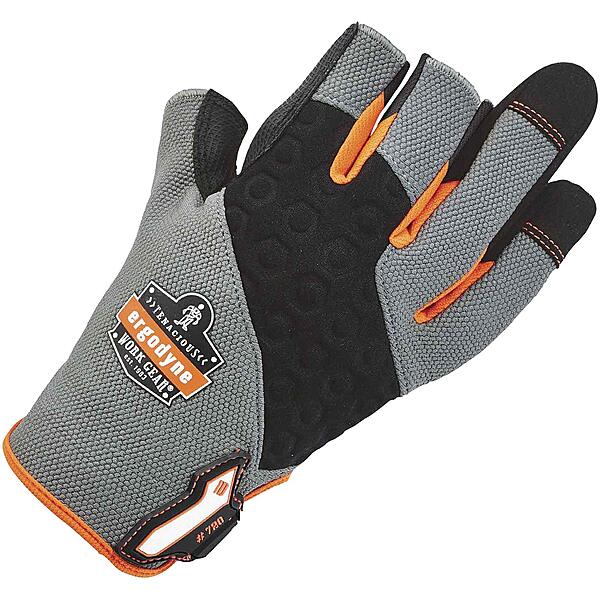 Ergodyne ProFlex 720 Heavy-Duty Framing Gloves, Small, Gray