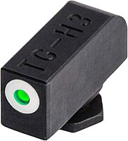 TRUGLO Tritium Pro Night Sights for Glock Handgun Models - Front & Rear Set (White Ring)