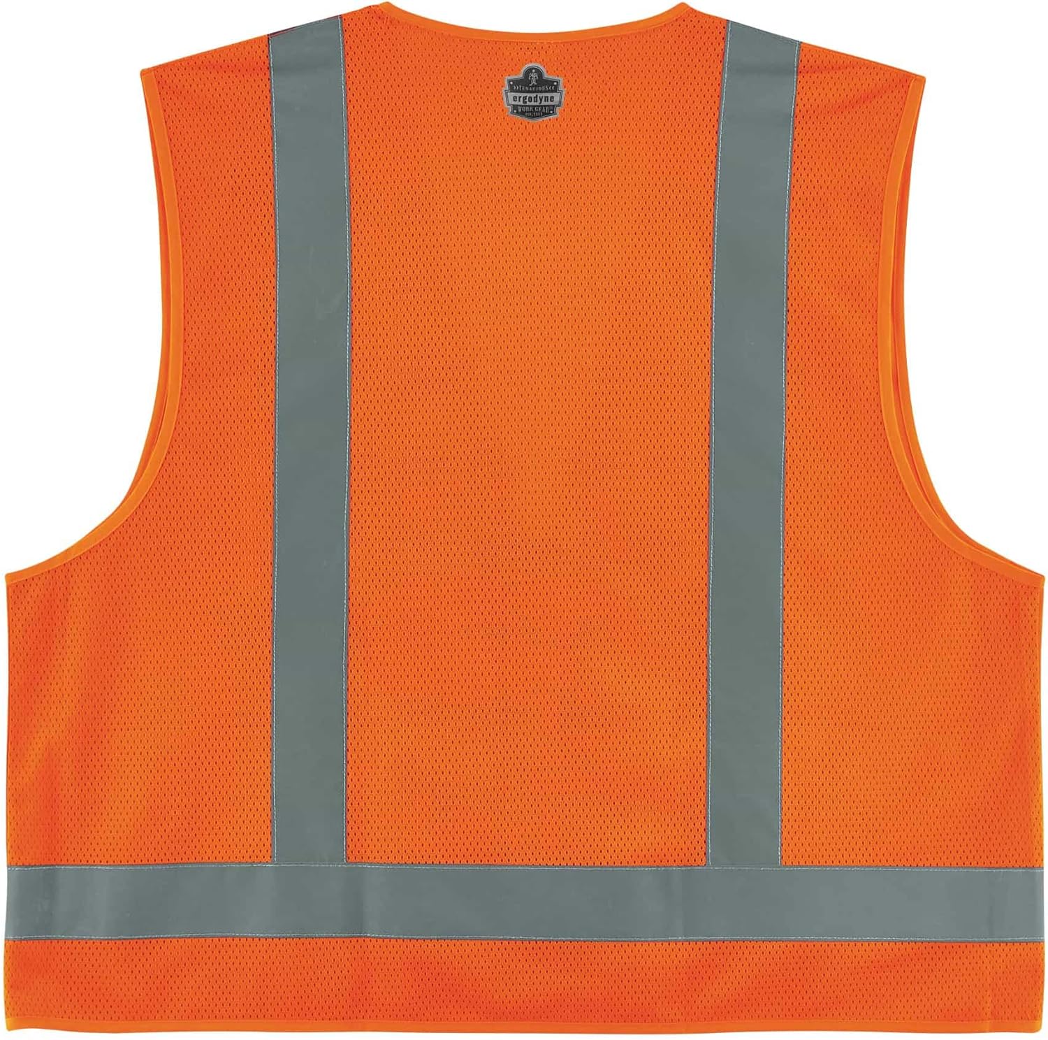 Ergodyne GloWear 8249Z Hi-Vis Surveyor Safety Vest, Solid Front Mesh Back, Type R Class 2