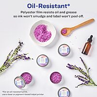 Avery Durable Waterproof Round Labels, Sure Feed Technology, 0.75" Diameter, Print-to-The-Edge