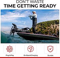 RCE24VPRO 24V Trolling Motor Connection Kit with Onboard Charging | 6-Gauge Wire | Fits Any 24 Volt Trolling Motors