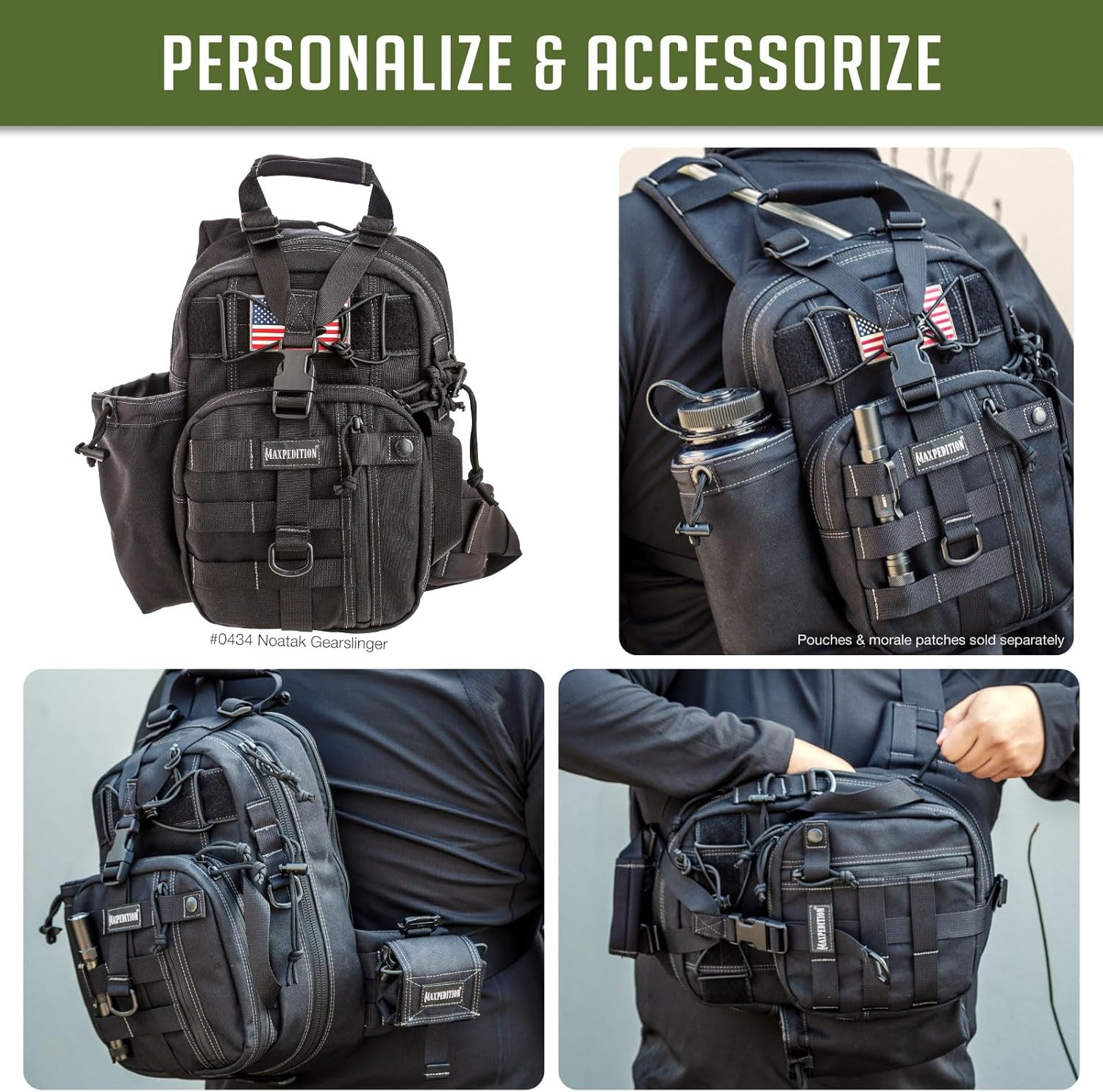 Maxpedition Noatak Gearslinger Black