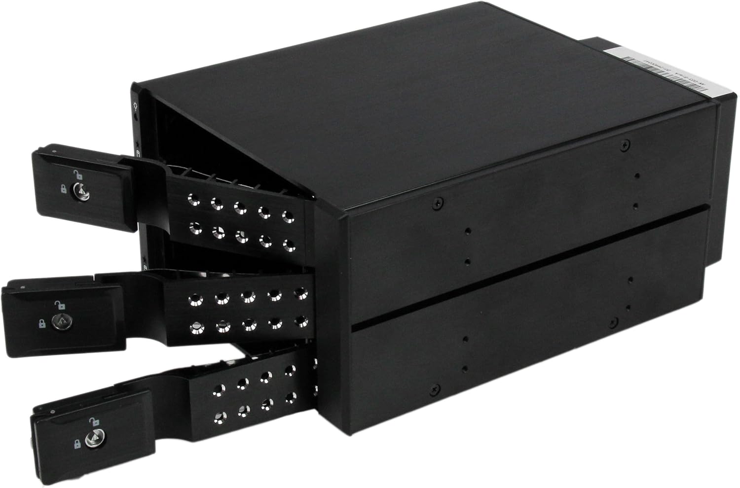 StarTech.com Drive Enclosure for 5.25" Serial Attached SCSI (SAS), SATA/600 - Serial ATA/600 Host Interface Internal - Black