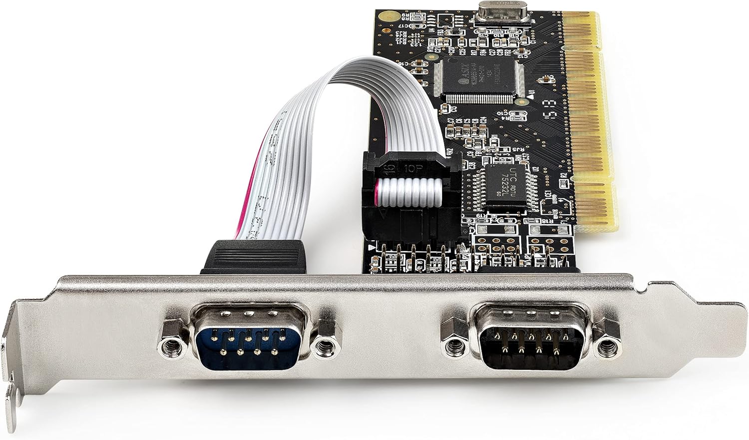 StarTech.com PCI Serial Parallel Combo Card with Dual Serial RS232 Ports (DB9) & 1x Parallel LPT Port (DB25)