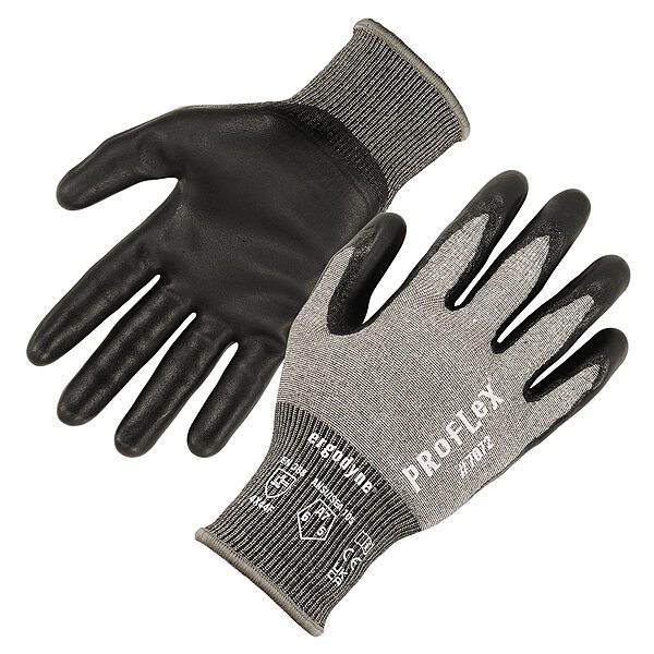 Ergodyne ProFlex 7072 Nitrile-Coated Cut-Resistant Gloves, Gray