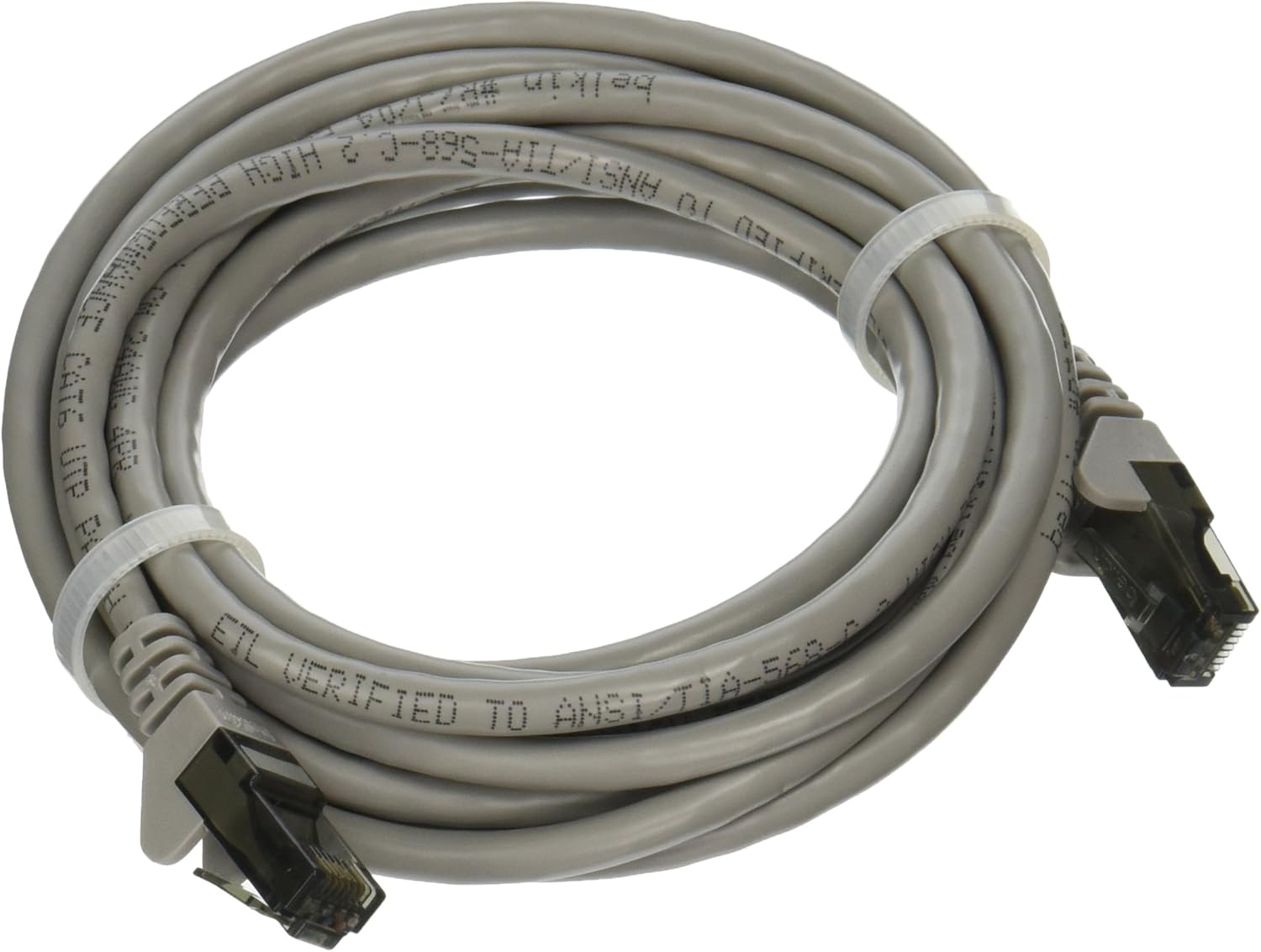 Belkin Cat6 Patch Snagless - 10ft (A3L980-10-S), Grey