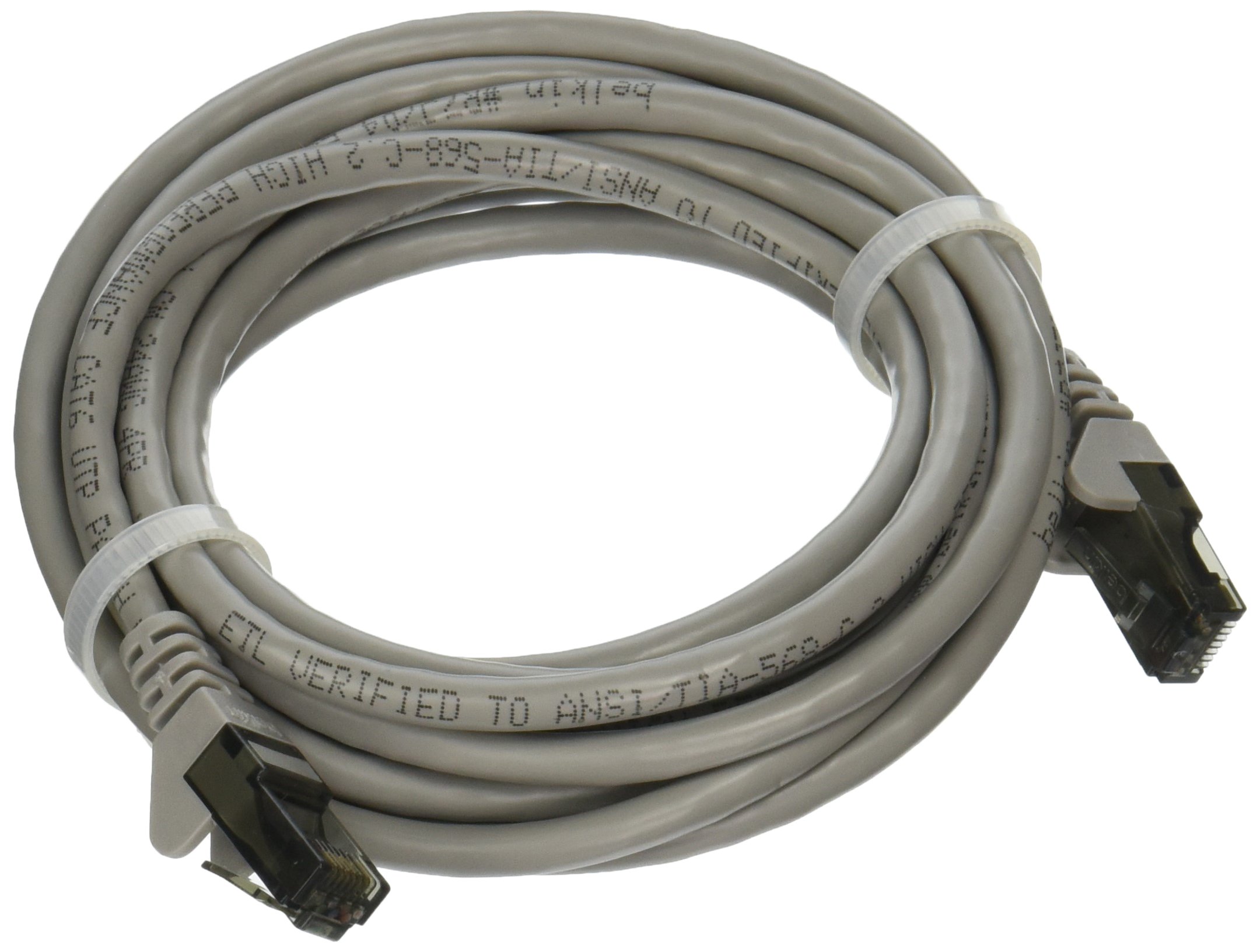 Belkin Cat6 Patch Snagless - 10ft (A3L980-10-S), Grey