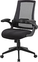 Boss Office Products Adjustable Mesh Task Chair, Black