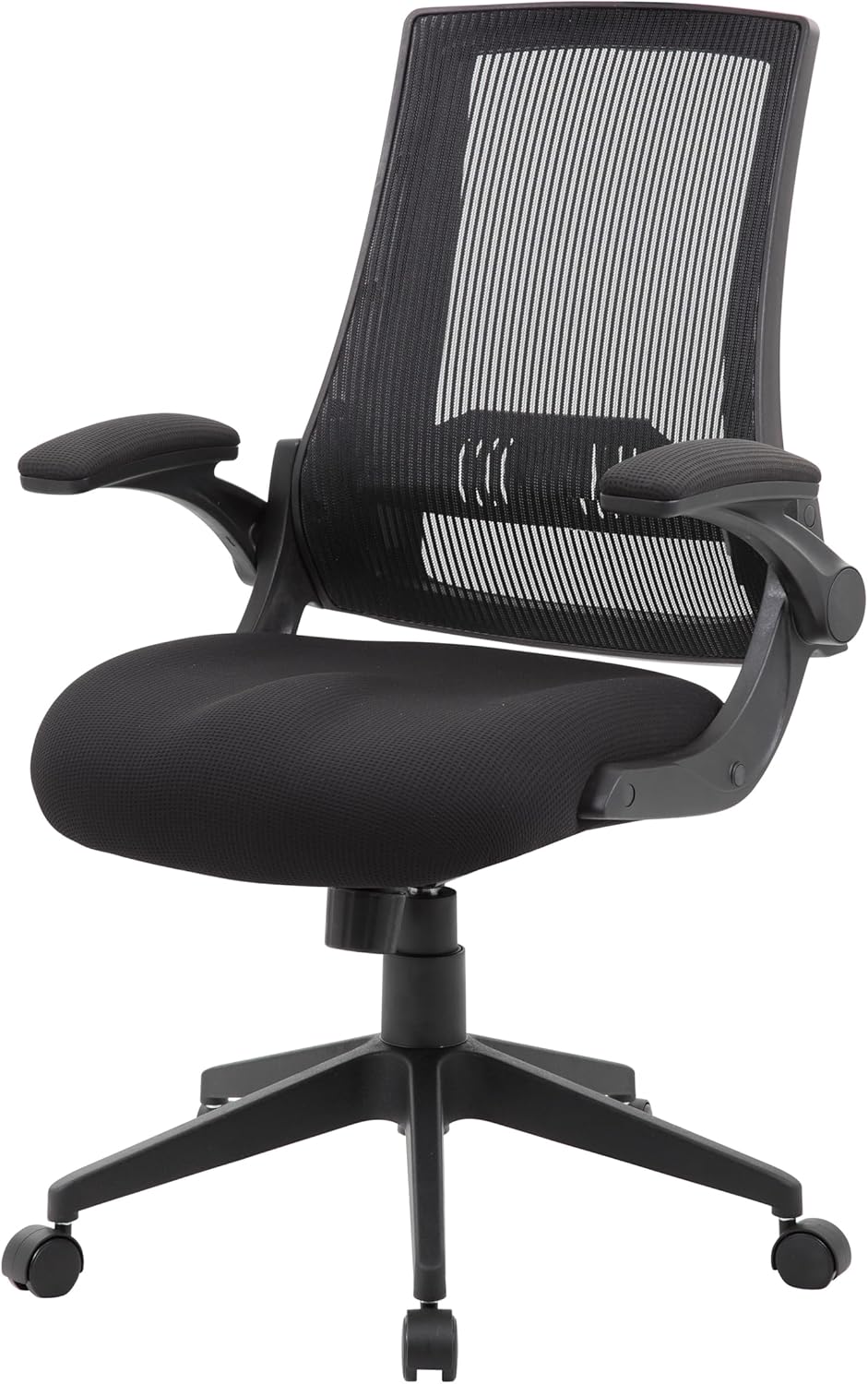 Boss Office Products Adjustable Mesh Task Chair, Black