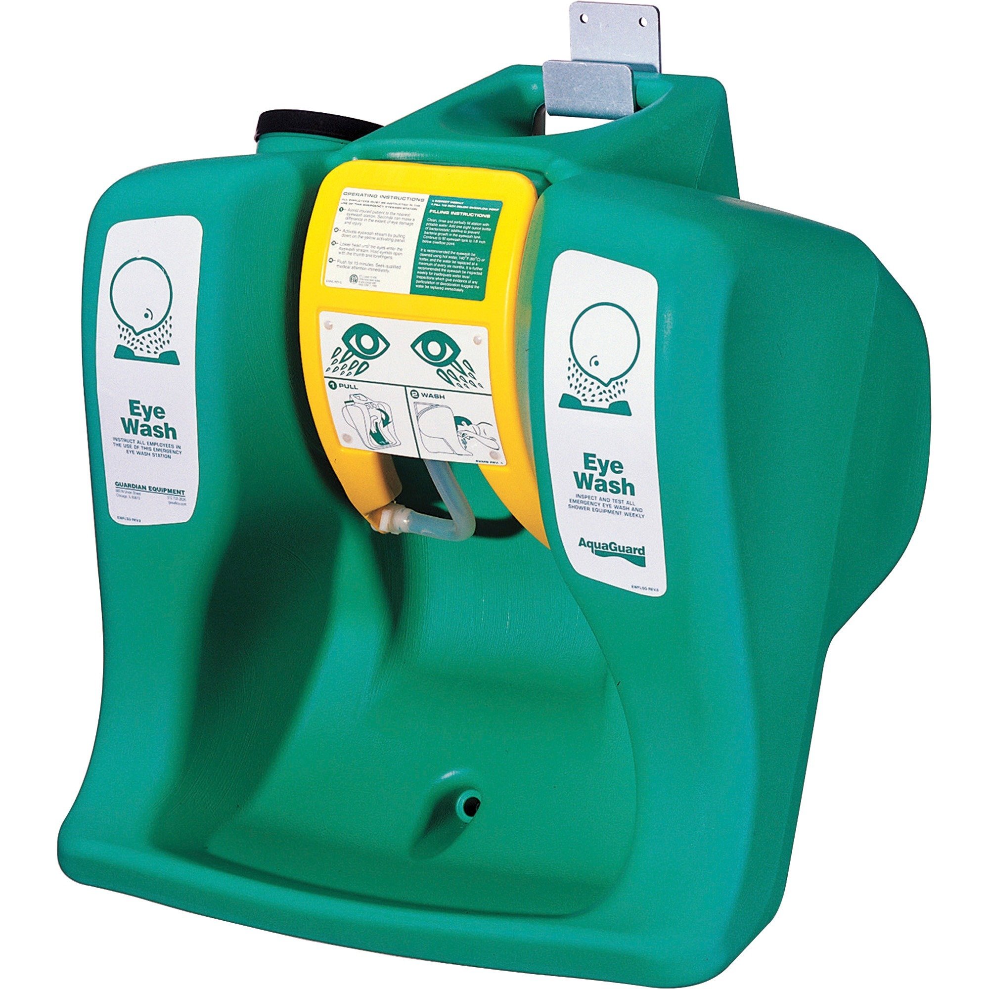 AquaGuard Gravity-Flow Portable Eyewash, 16gal