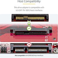 StarTech.com PCIe NVMe Host Adapters - M.2, U.2, U.3, SFF