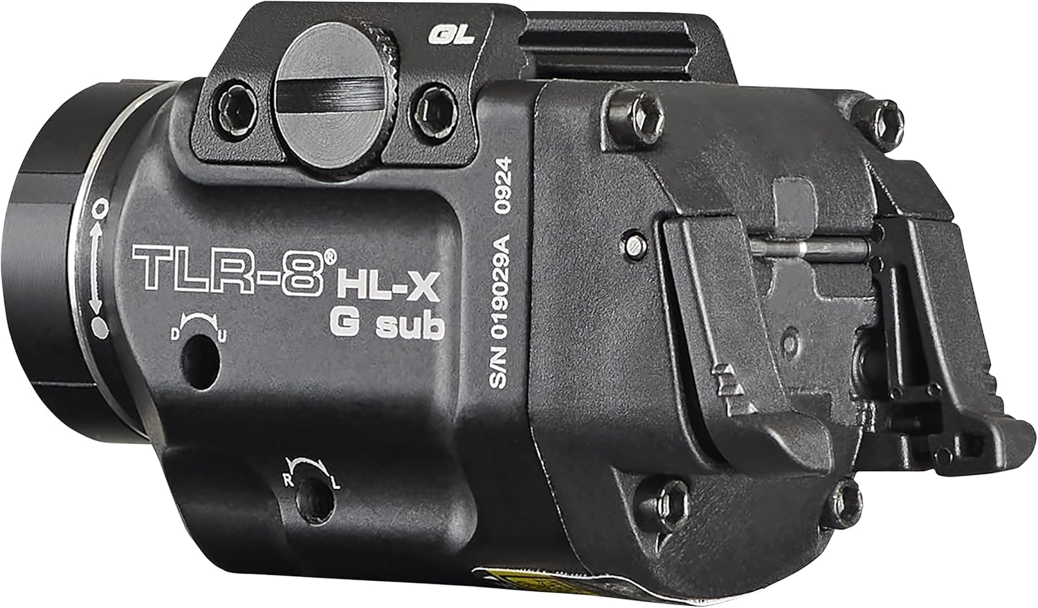 Streamlight 69476 TLR-8 HL-X G sub USB 1000-Lumen Weapon Rail-Mounted Rechargeable Tactical Flashlight with Integrated Green