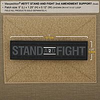 MAXPEDITION Stand and Fight 2nd Amendment Patch (SWAT) 5" x 1.25"