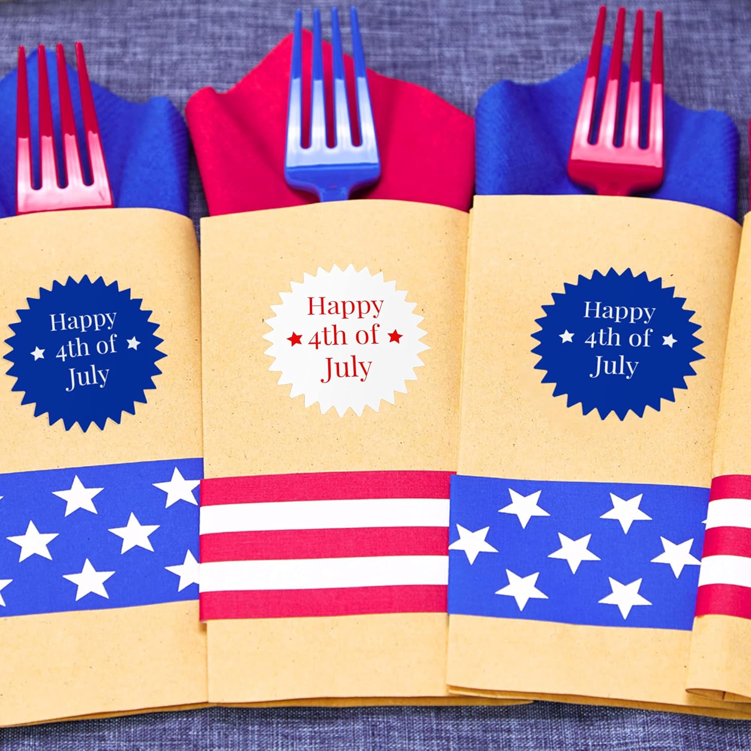 Avery Matte White Starburst Labels, Sure Feed Technology, 3"