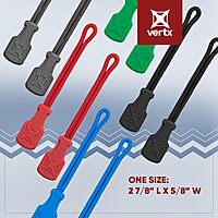 Vertx Rapid Access Zipper Pull Tab Kit, Replacement Puller for Backpack, Luggage, Bag, Handbag