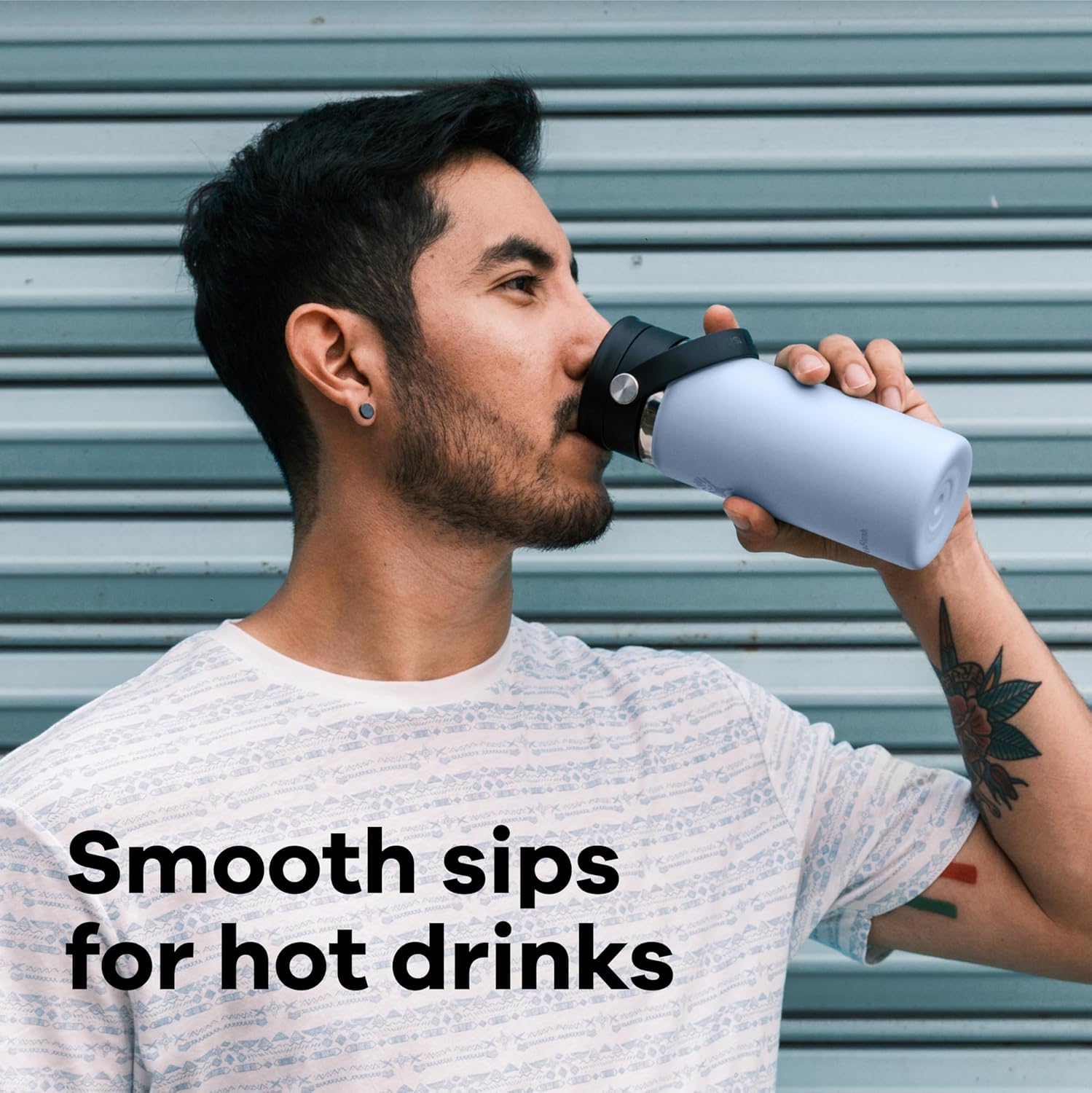 HYDRO FLASK Wide Mouth Insulated Bottle with Flex Sip Lid
