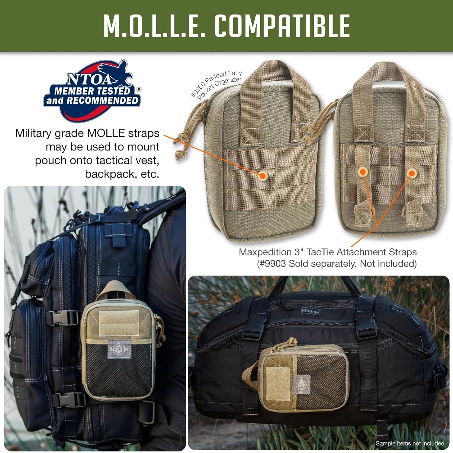 MAXPEDITION Padded Fatty Pocket Organizer EDC Pouch