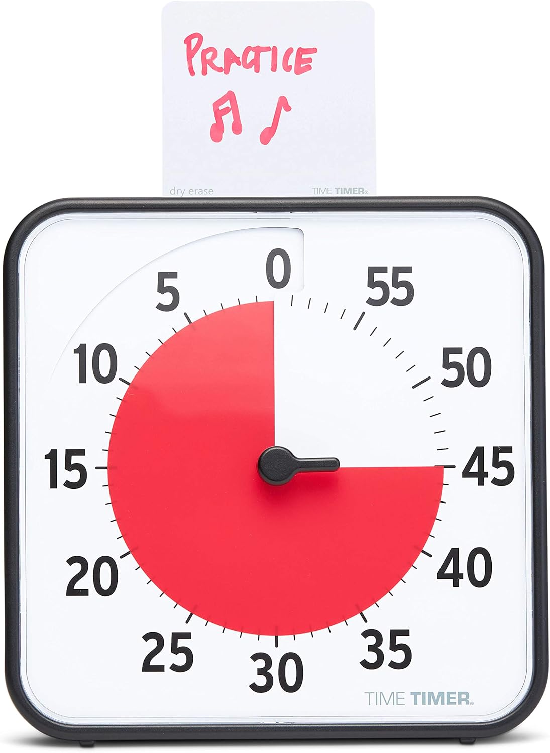 TIME TIMER 8 inch Visual Timer - 60 Minute Desk Countdown Clock with Dry Erase Activity Card