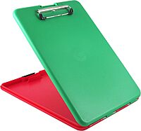 Saunders Red and Green Show2Know Safety Organizer Clipboard With Low Profile Clip