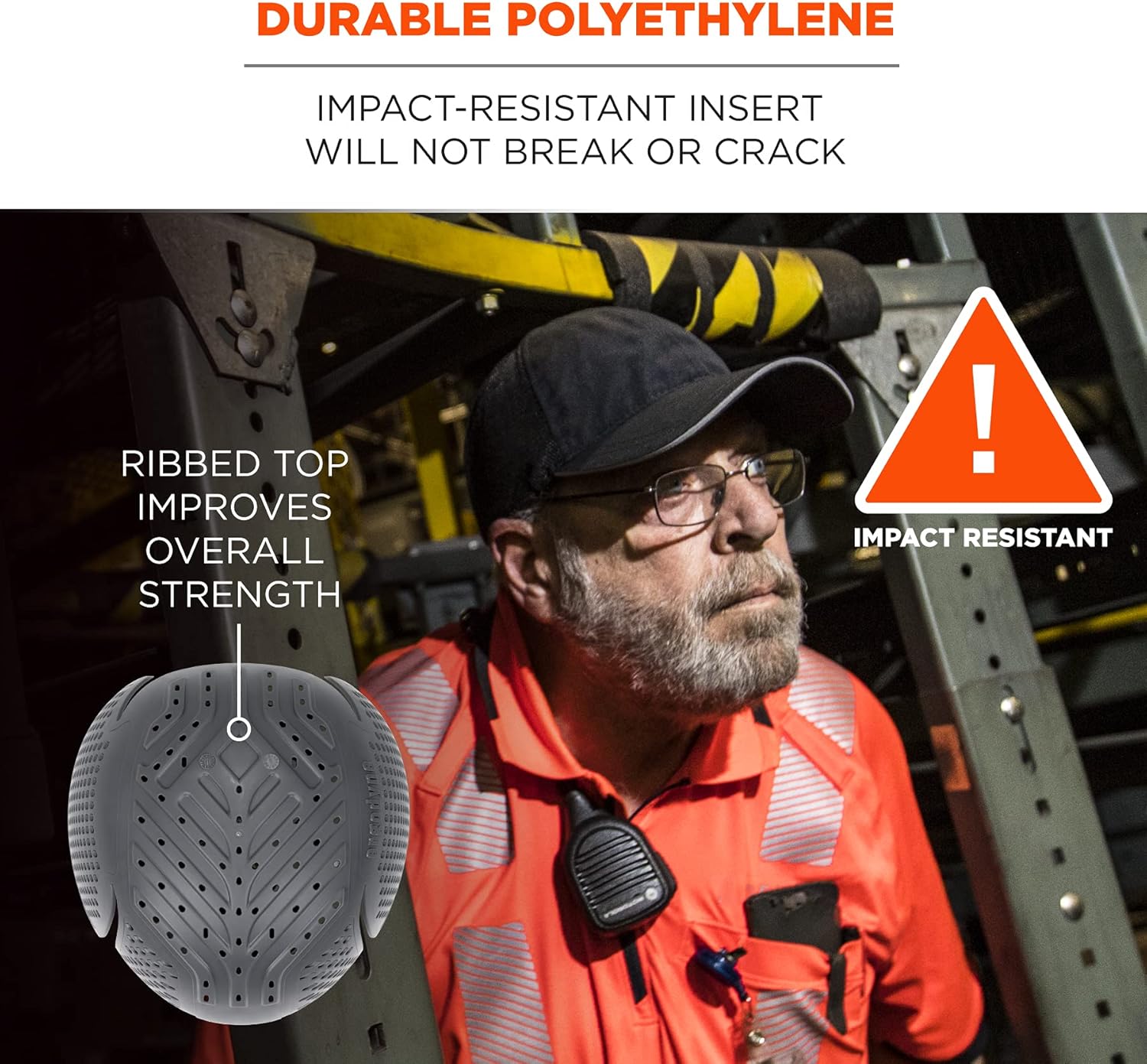 ERGODYNE Skullerz 8945F(x) Universal Bump Cap Insert with Extra Venting
