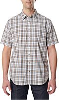 5.11 Tactical Men's Poly-Cotton Hunter Plaid Short Sleeve Button-Up Shirt