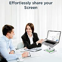 Uncaged Ergonomics Swivel Adjustable Laptop Stand for Desk