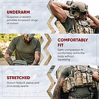 VERTX Mens Short Sleeve Tactical T Shirt