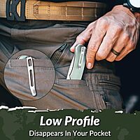 CIVIVI Brazen Folding Knife, Button Lock Pocket Knife with 3.46'' Swedish 14C28N Tanto Blade, Ultra-Grip G10 Handle, Low-Profile Clip for EDC