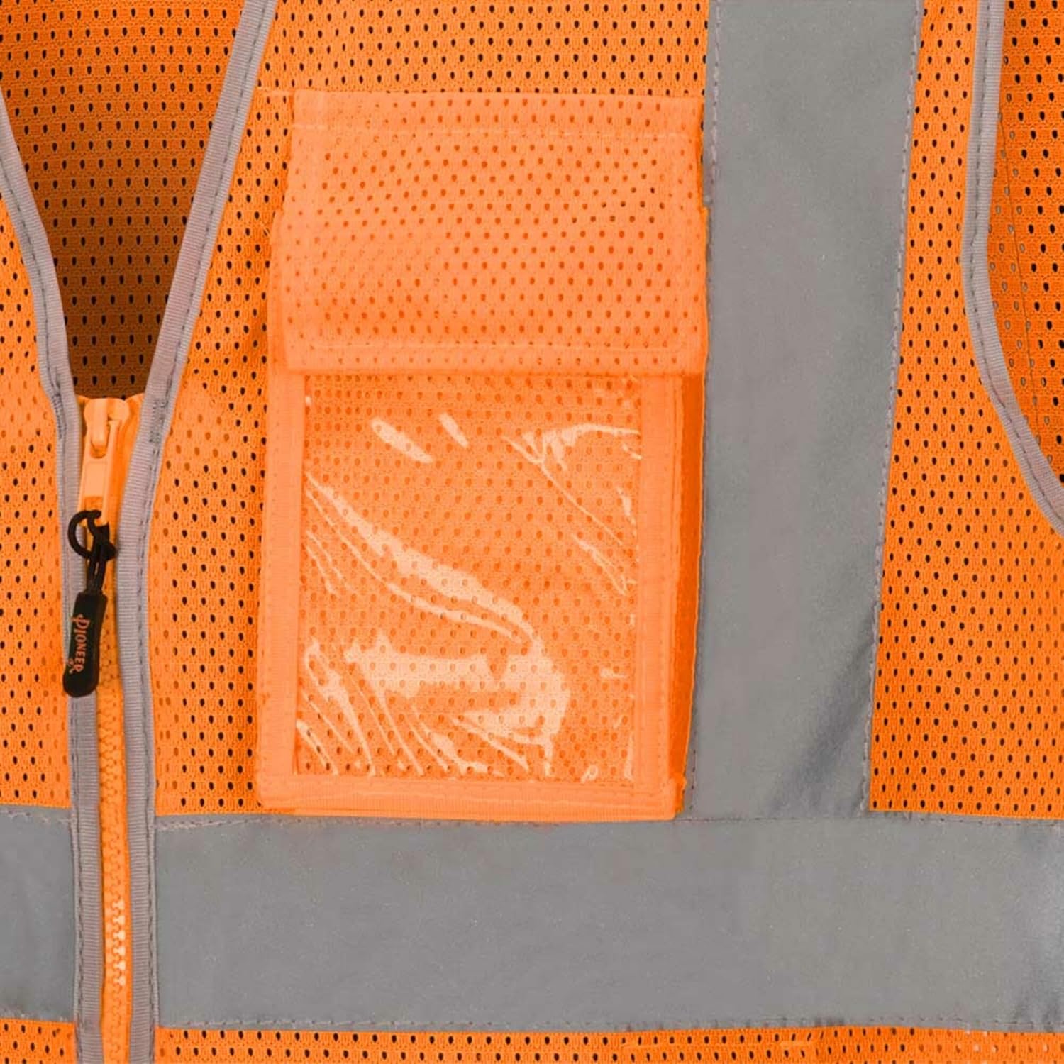 PIONEER Hi Vis Safety Vest - Reflective Cooling Mesh - 8 Pockets - Class 2