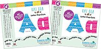 BARKER CREEK 4" Letter Pop-Outs 2-Pack, Kai Ola, Jazz Up Your Bulletin Boards with These Colorful Letters, 510 Upper and Lowercase Letters, Numbers & Punctuation Marks, 4" (3647)