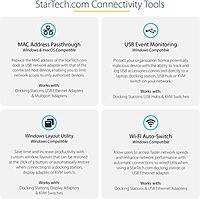 StarTech.com USB-C USB-A Dock - Hybrid Universal USB 3.0 Docking Station for USB-C or USB-A Laptop - Dual Monitor 4K 60Hz HDMI/DisplayPort - 6x USB-A, GbE - USB 3.1/3.2 Gen 1 - Windows/Mac (DK30A2DHU)