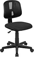 Flash Furniture Flash Fundamentals Mesh Mid-Back Swivel Task Office Chair with Pivot Back