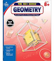 Carson Dellosa The 100 Series Geometry Workbook, Math Book for Grades 8 and Up Covering Trigonometry, Geometric Equations, and More, Classroom or Homeschool Curriculum (Volume 7)