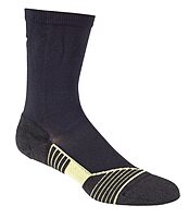 First Tactical 160013-019-1SZ Advanced Fit 6" Sock Black 1SZ