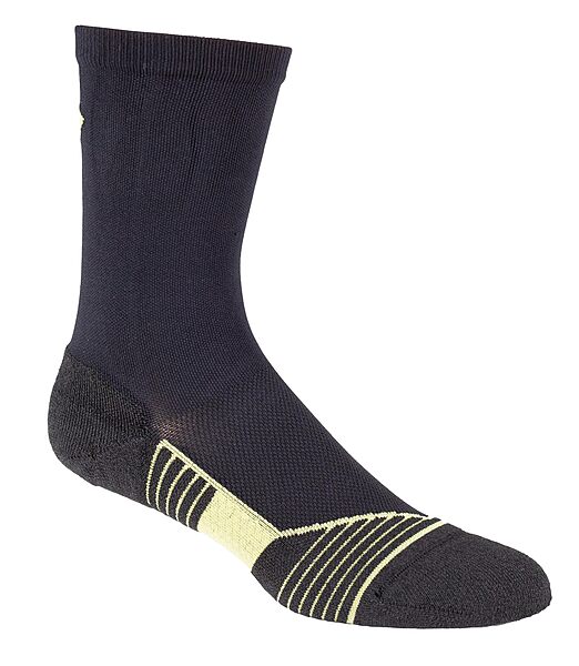 First Tactical 160013-019-1SZ Advanced Fit 6" Sock Black 1SZ