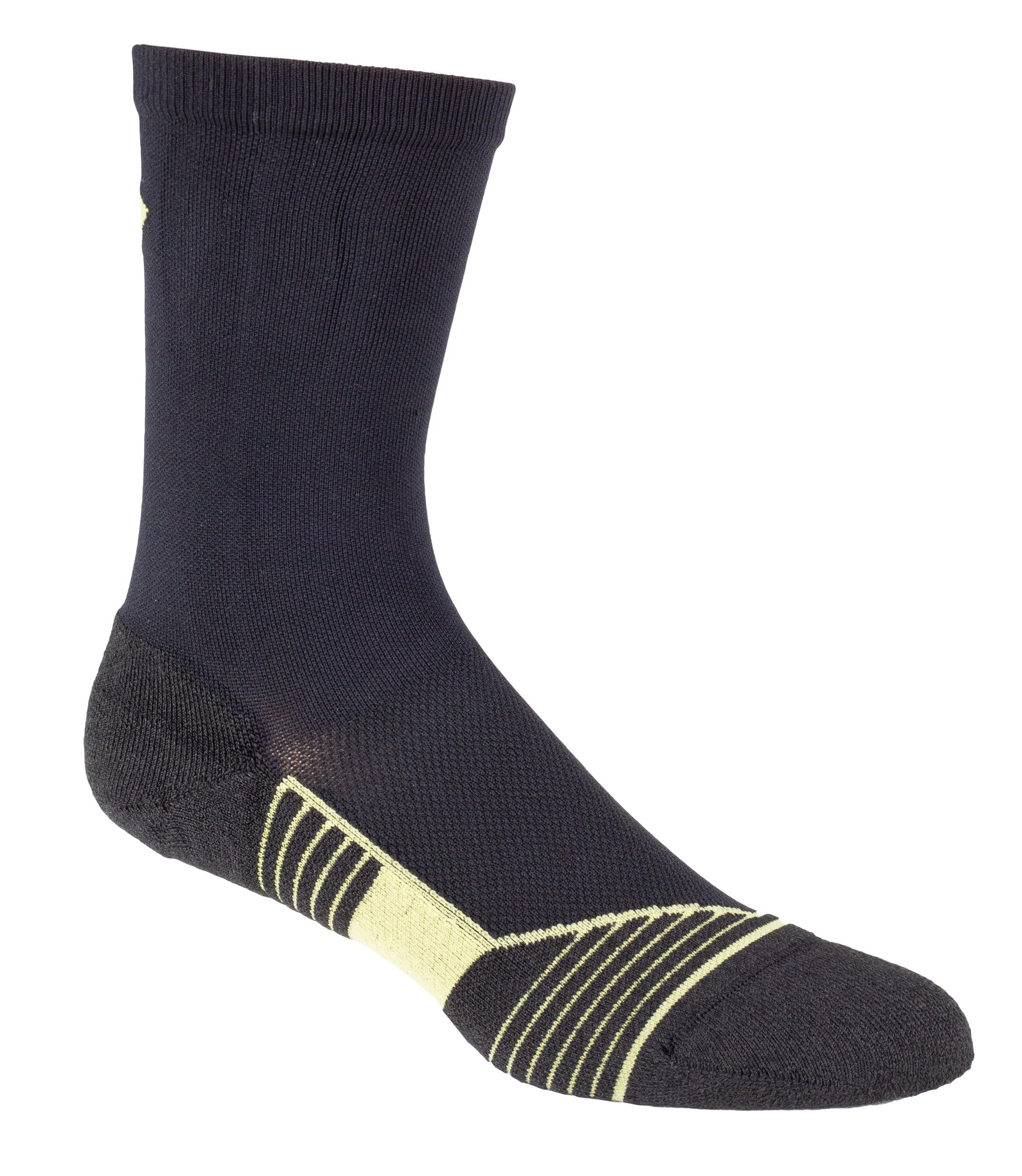 First Tactical 160013-019-1SZ Advanced Fit 6" Sock Black 1SZ