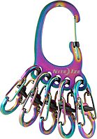 Nite Ize BigFoot Locker KeyRack Stainless Steel Key Holder with S-Biner MicroLocks