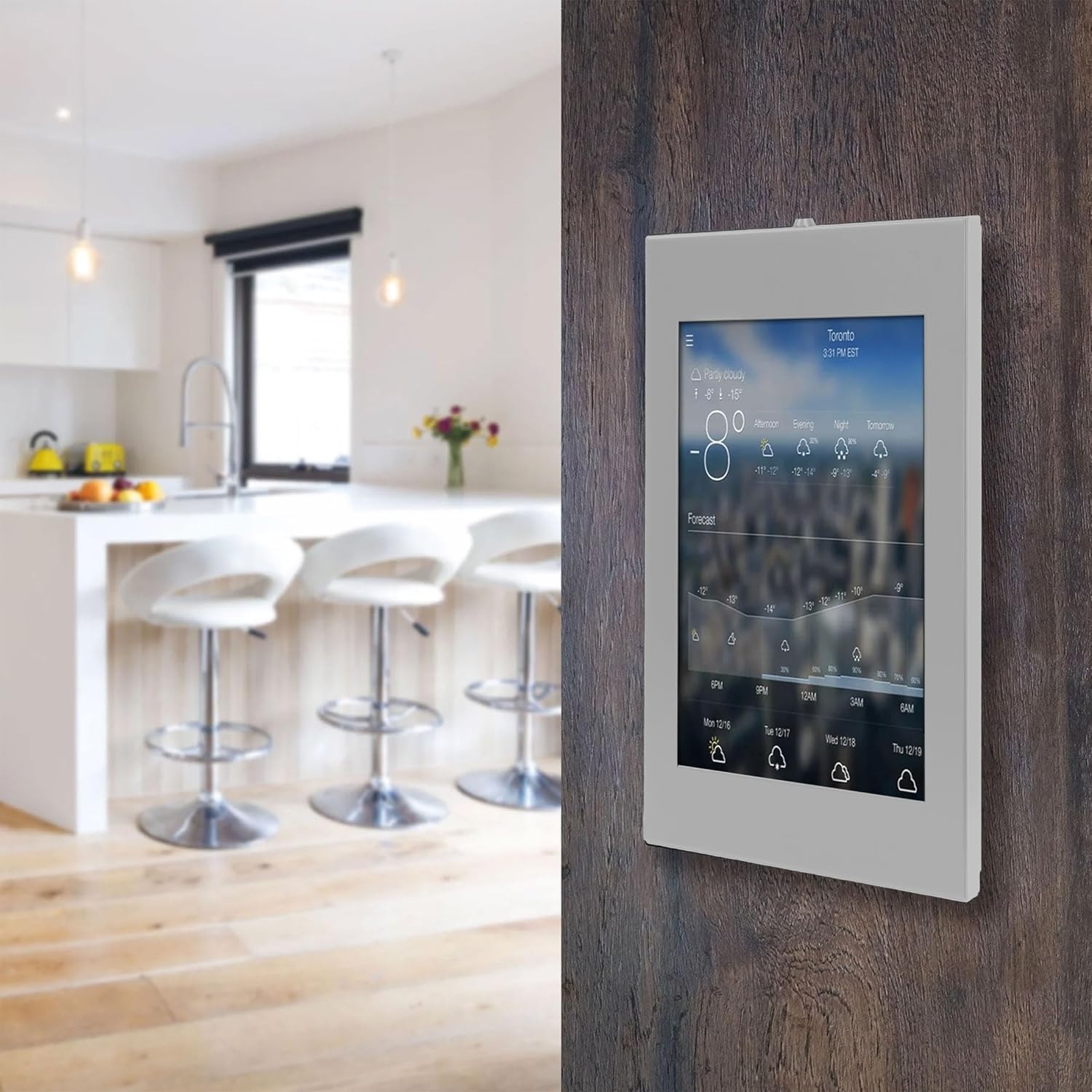 Mount-It! Anti-Theft Low-Profile Lockable Steel Tablet Wall Mount