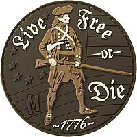 MAXPEDITION Live Free Or Die Morale Patch
